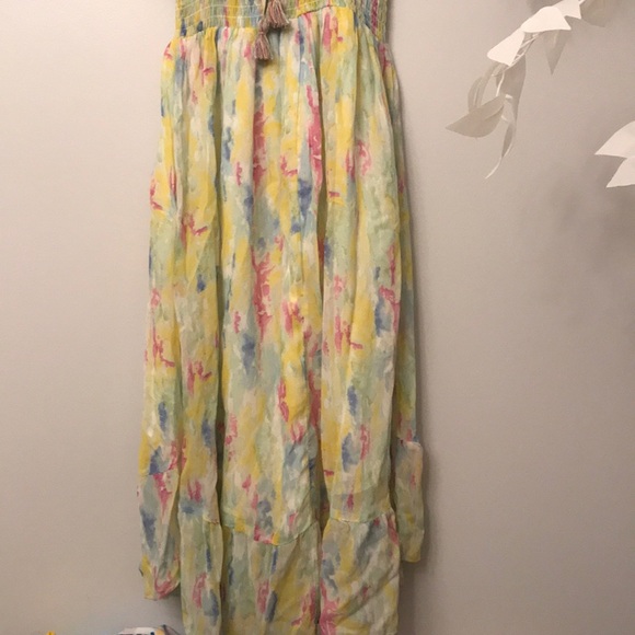 Anthropologie watercolor maxi dress size 2 new - Picture 5 of 5